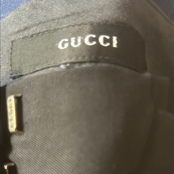 Gucci pencil skirt women’s size 8 black silver buckle vintage Tom Ford luxury - Picture 5 of 16